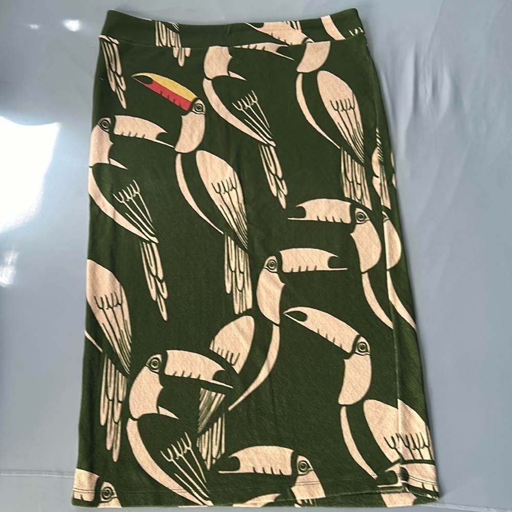 Farm Rio stretchy toucan pencil skirt 🦜 🏝️